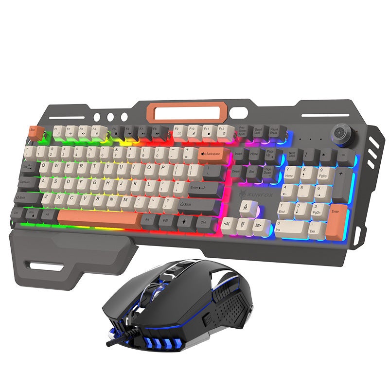 Xuanyin Fox K90 Real Mechanical Touch Metal Keyboard And Mouse Suit Internet Bar E-Sports Game Computer Wired - Image 5